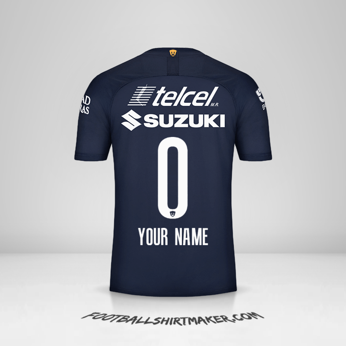 Shirt Pumas UNAM 2019/20 III -  your name - 0