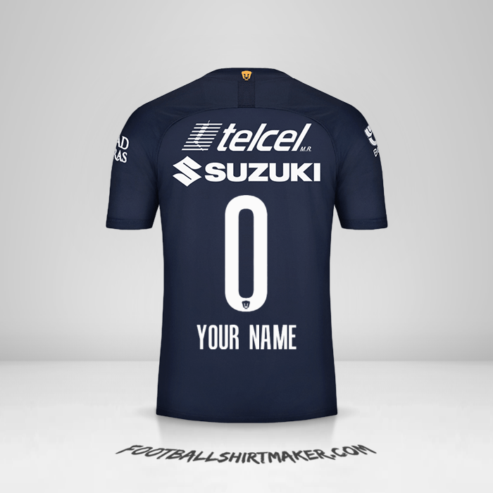 Jersey Pumas UNAM 2019/20 III -  your name - 0