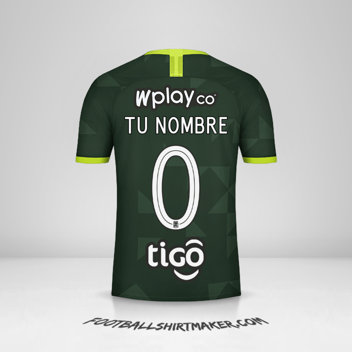 Jersey Atletico Nacional 2020 II -  tu nombre - 0