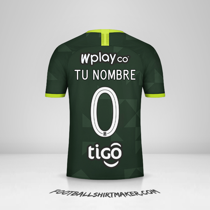 Camiseta Atletico Nacional 2020 II -  tu nombre - 0