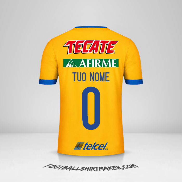 Maglia Tigres UANL 2017/18 -  tuo nome - 0
