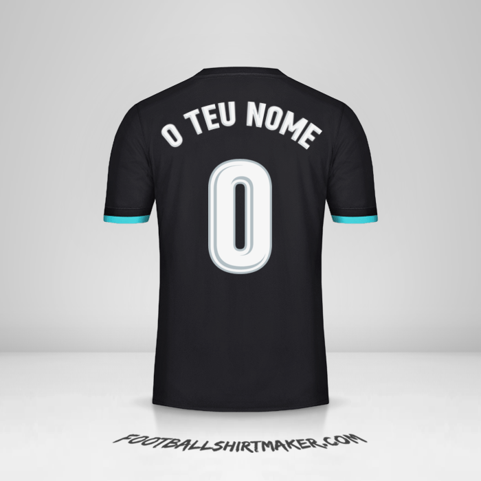 Camisola Real Madrid CF 2017/18 II -  o teu nome - 0