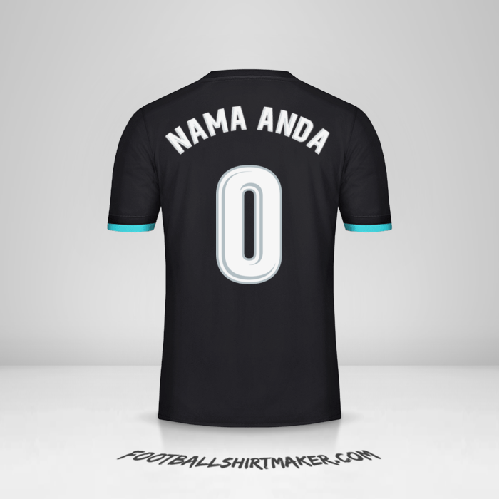 Jersey Real Madrid CF 2017/18 II -  nama anda - 0