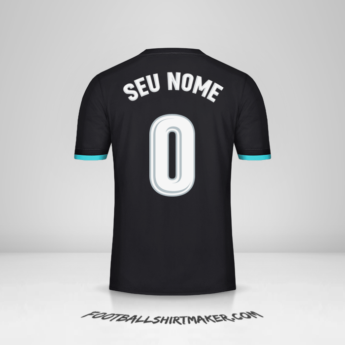 Camisa Real Madrid CF 2017/18 II -  seu nome - 0