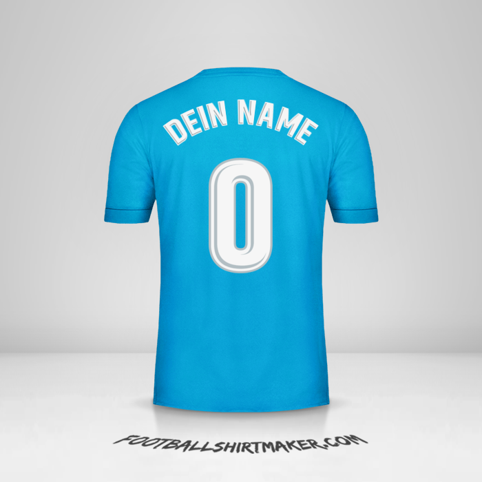 Trikot Real Madrid CF 2017/18 III -  dein name - 0