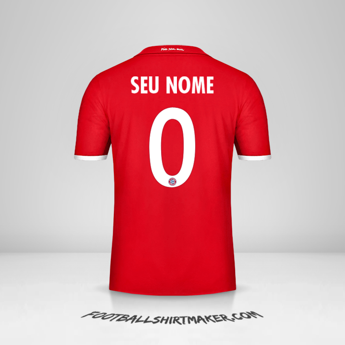 Camisa FC Bayern Munchen Cup 2016/17 -  seu nome - 0