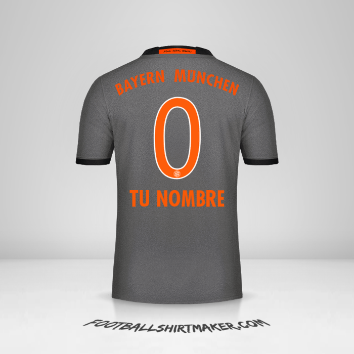 Camiseta FC Bayern Munchen 2016/17 II -  tu nombre - 0