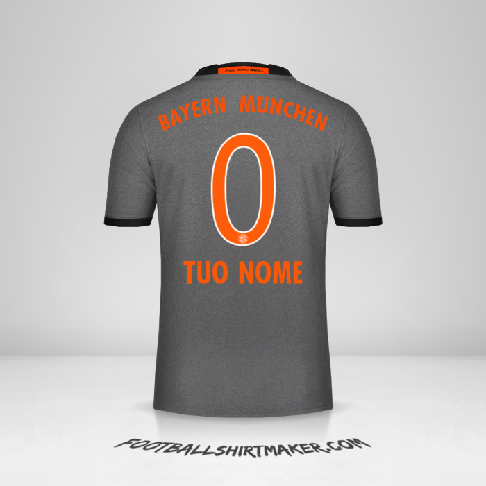Maglia FC Bayern Munchen 2016/17 II -  tuo nome - 0