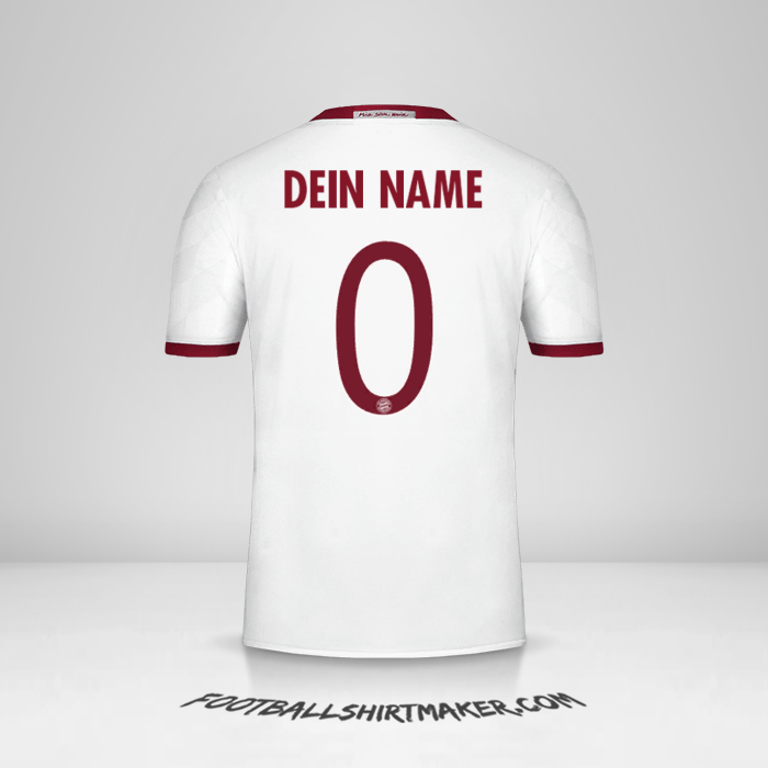 Trikot FC Bayern Munchen Cup 2016/17 III -  dein name - 0
