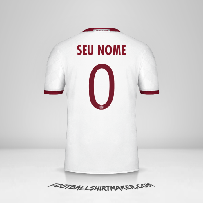 Camisa FC Bayern Munchen Cup 2016/17 III -  seu nome - 0