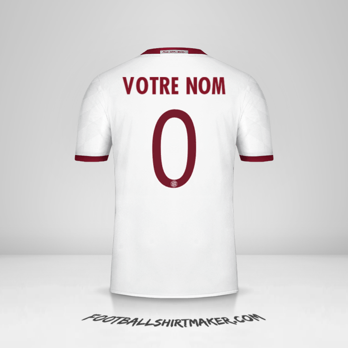 Maillot FC Bayern Munchen Cup 2016/17 III -  votre nom - 0