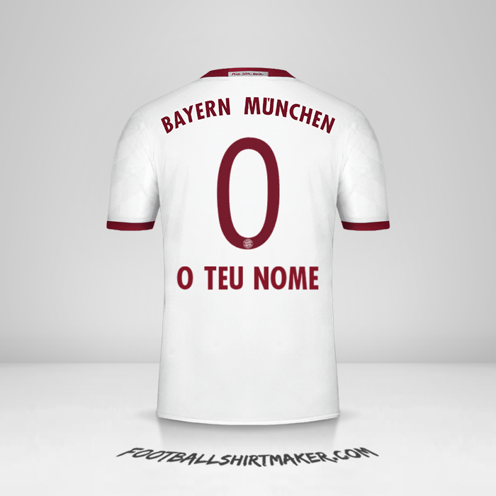 Camisola FC Bayern Munchen 2016/17 III -  o teu nome - 0