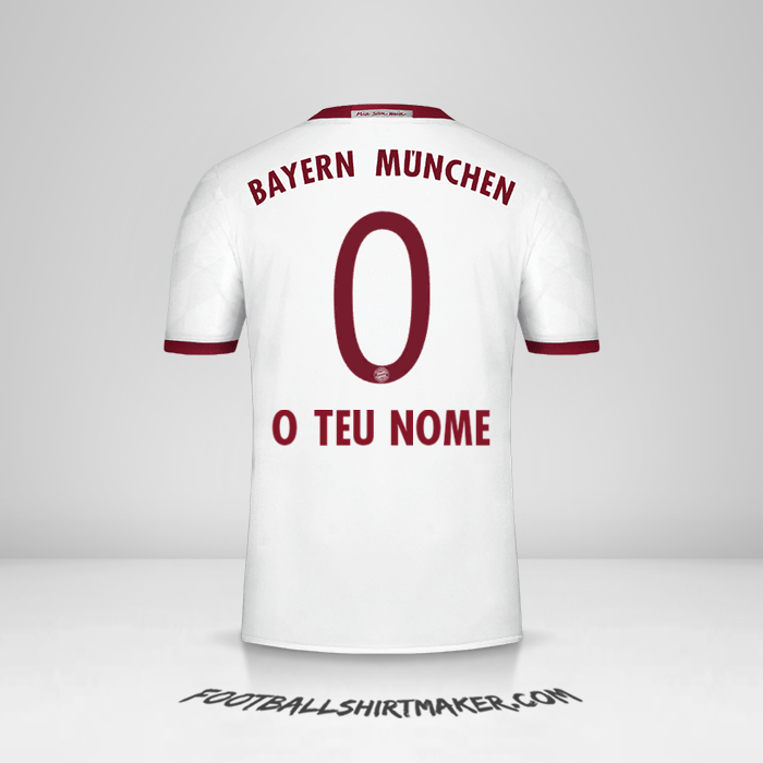 Camisola FC Bayern Munchen 2016/17 III -  o teu nome - 0