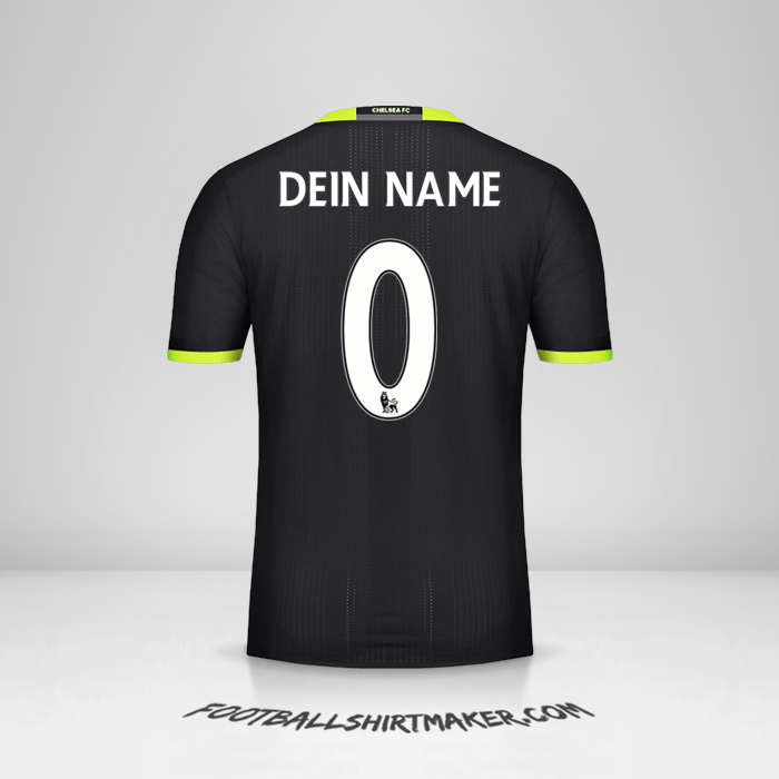 Trikot Chelsea 2016/17 II -  dein name - 0