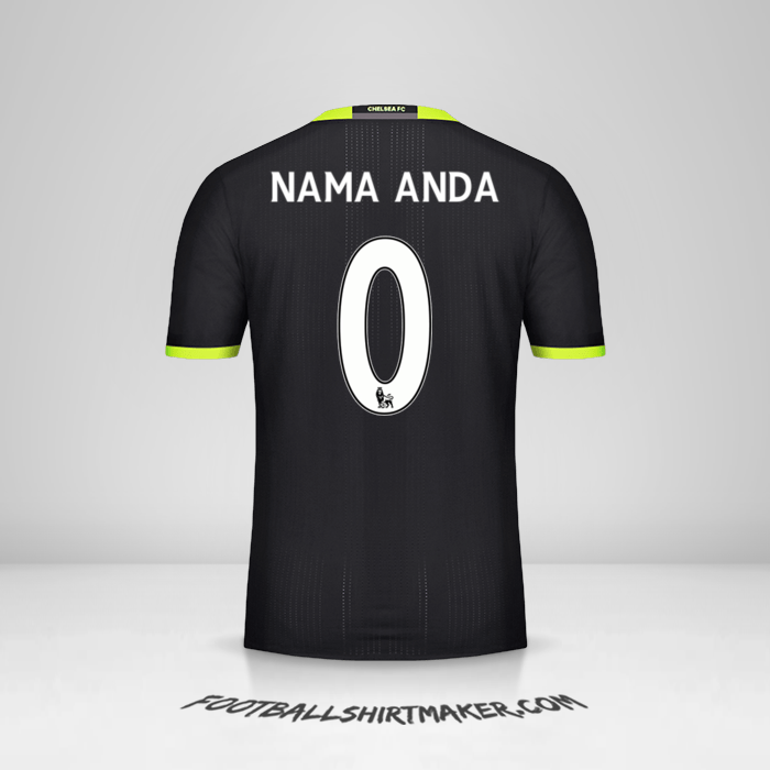 Jersey Chelsea 2016/17 II -  nama anda - 0