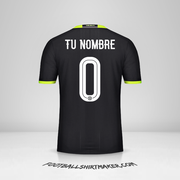 Camiseta Chelsea Cup 2016/17 II -  tu nombre - 0