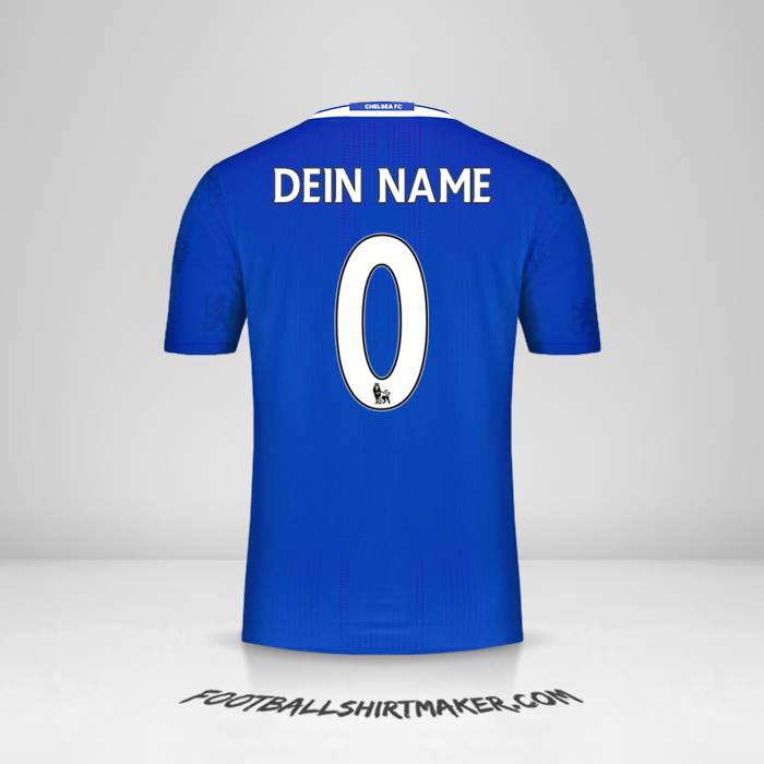 Trikot Chelsea 2016/17 -  dein name - 0
