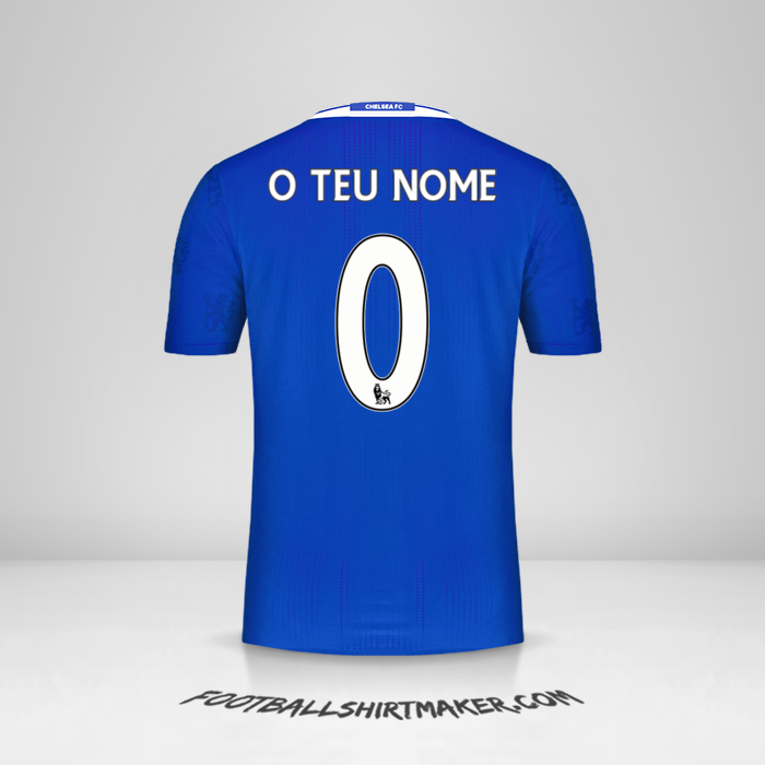 Camisola Chelsea 2016/17 -  o teu nome - 0