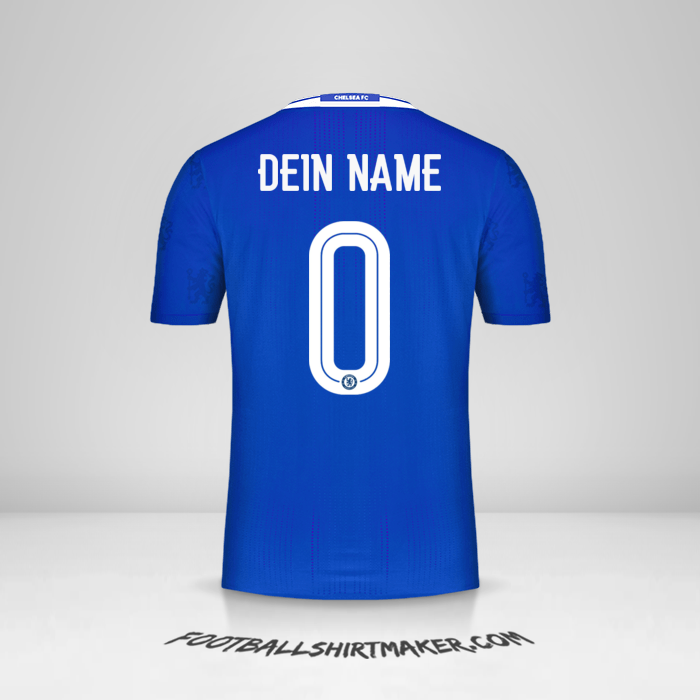 Trikot Chelsea 2016/17 Cup -  dein name - 0