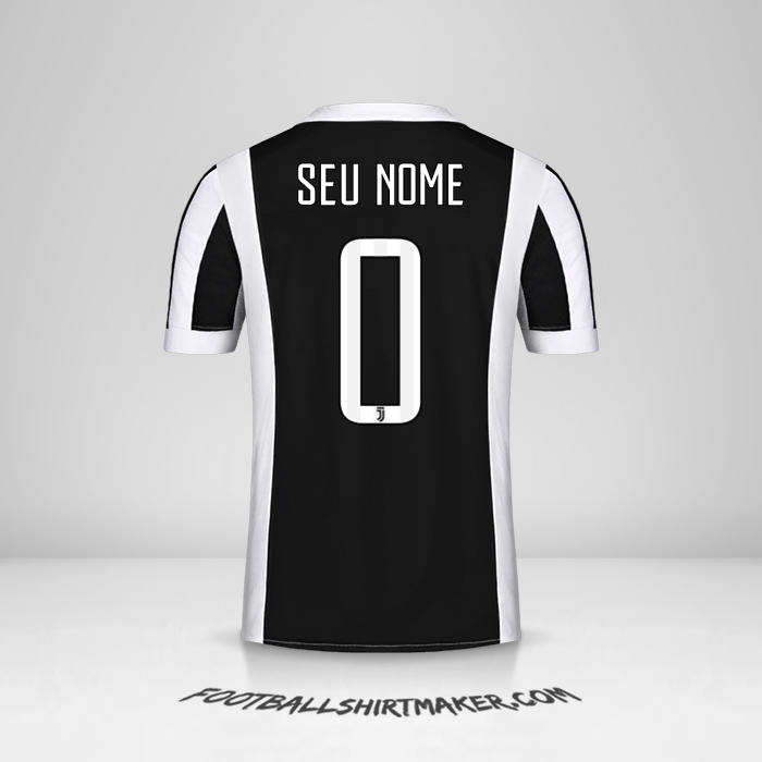 Camisa Juventus FC 2017/18 -  seu nome - 0