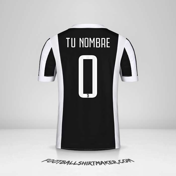 Camiseta Juventus FC 2017/18 -  tu nombre - 0