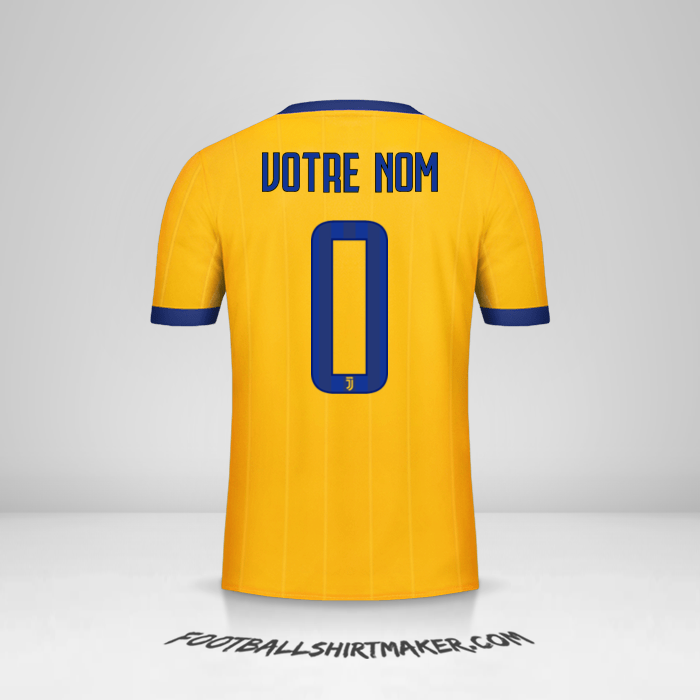 Maillot Juventus FC 2017/18 II -  votre nom - 0