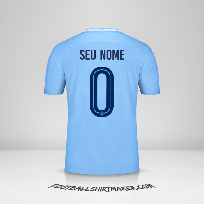 Camisa Manchester City 2017/18 Cup -  seu nome - 0