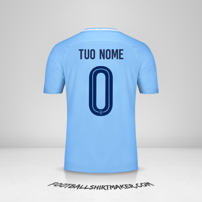Maglia Manchester City 2017/18 Cup -  tuo nome - 0