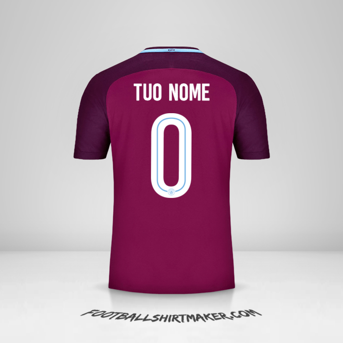 Maglia Manchester City Cup 2017/18 II -  tuo nome - 0