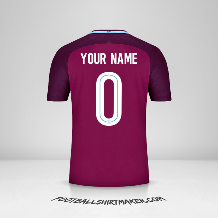 Jersey Manchester City Cup 2017/18 II -  your name - 0