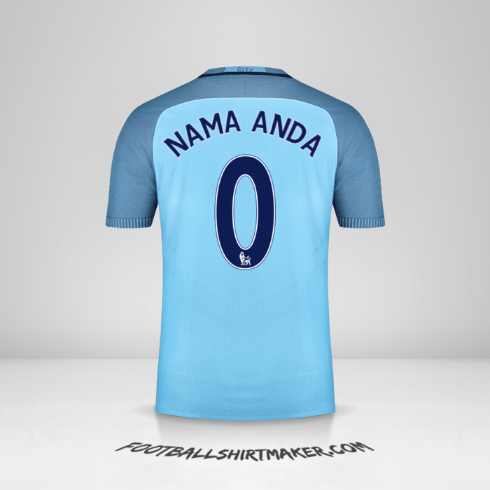 Jersey Manchester City 2016/17 -  nama anda - 0