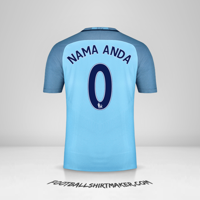 Jersey Manchester City 2016/17 -  nama anda - 0