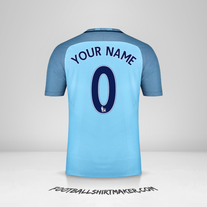Jersey Manchester City 2016/17 -  your name - 0