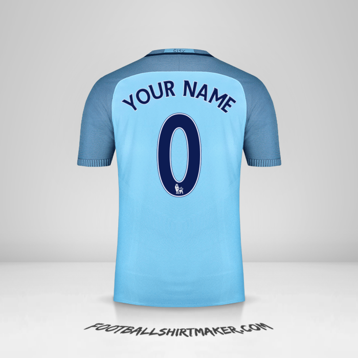 Shirt Manchester City 2016/17 -  your name - 0