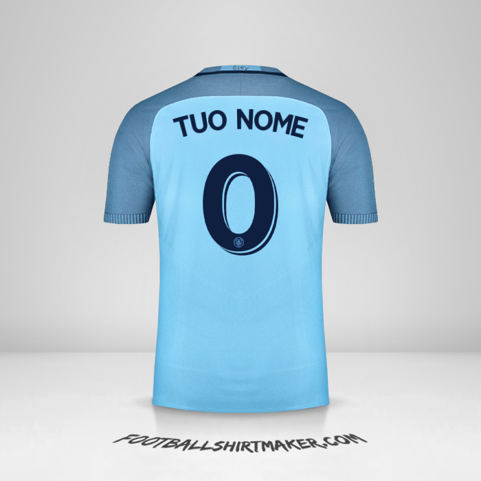 Maglia Manchester City Cup 2016/17 -  tuo nome - 0