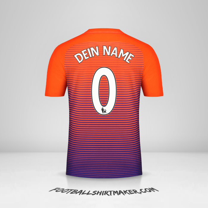 Trikot Manchester City 2016/17 III -  dein name - 0