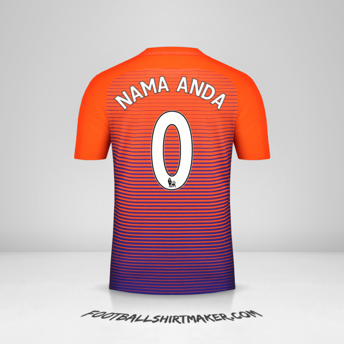 Jersey Manchester City 2016/17 III -  nama anda - 0