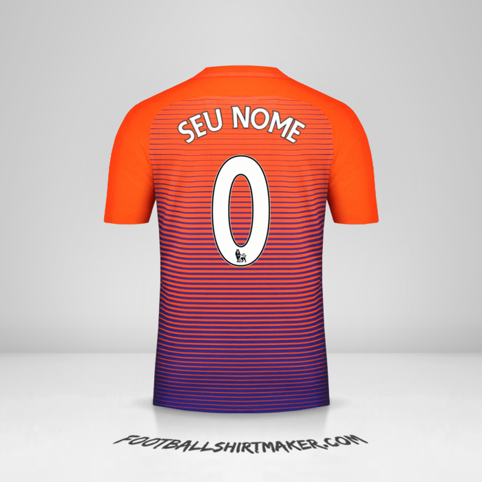Camisa Manchester City 2016/17 III -  seu nome - 0