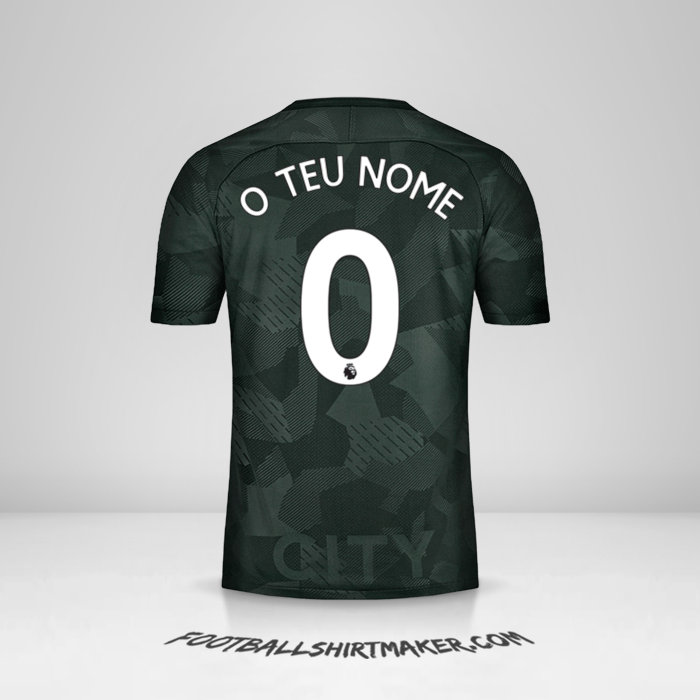 Camisola Manchester City 2017/18 III -  o teu nome - 0