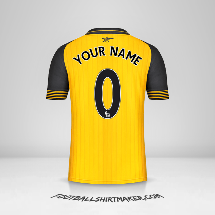 Shirt Arsenal 2016/17 II -  your name - 0