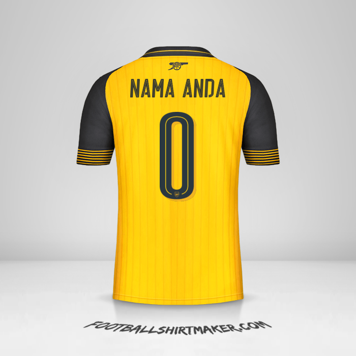 Jersey Arsenal Cup 2016/17 II -  nama anda - 0