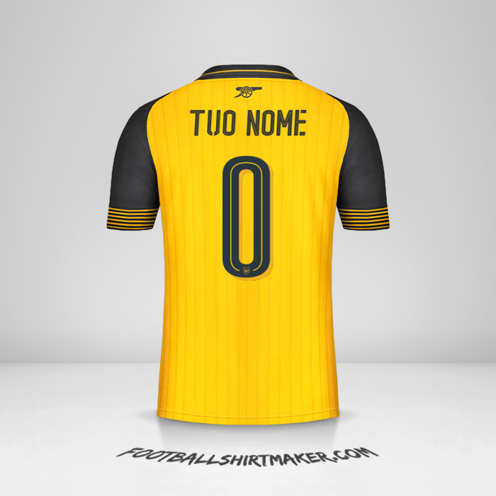 Maglia Arsenal Cup 2016/17 II -  tuo nome - 0