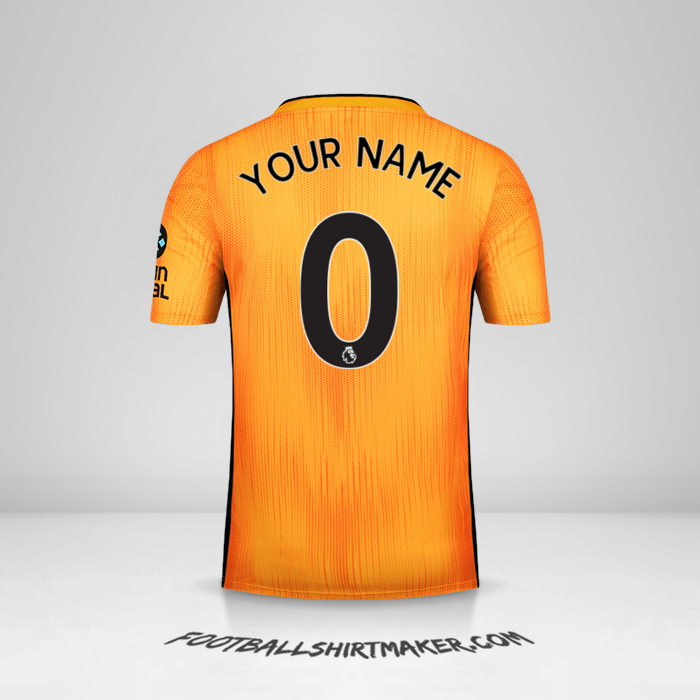 Jersey Wolverhampton Wanderers 2019/20 -  your name - 0