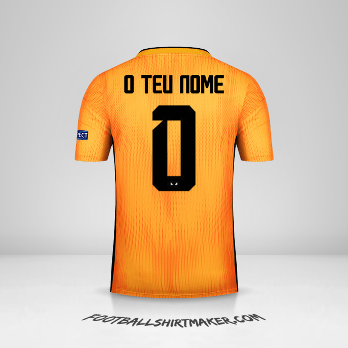 Camisola Wolverhampton Wanderers 2019/20 Cup -  o teu nome - 0