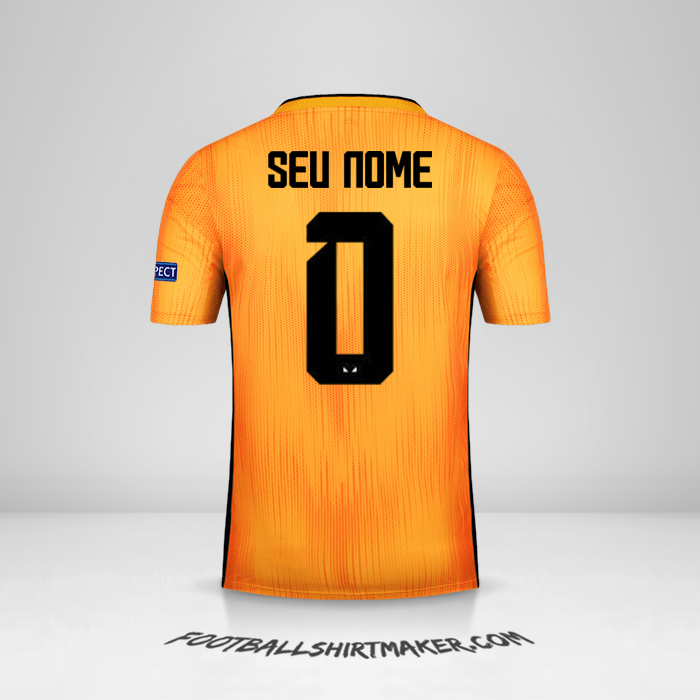 Camisa Wolverhampton Wanderers Cup 2019/20 -  seu nome - 0
