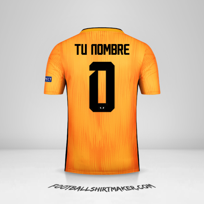 Jersey Wolverhampton Wanderers 2019/20 Cup -  tu nombre - 0