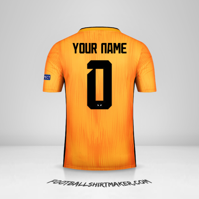 Jersey Wolverhampton Wanderers Cup 2019/20 -  your name - 0