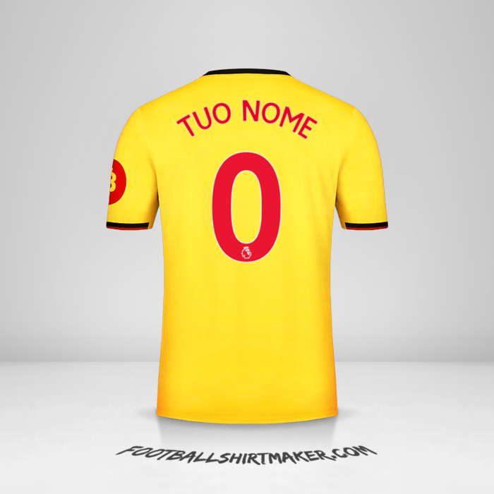 Maglia Watford FC 2019/2020 -  tuo nome - 0