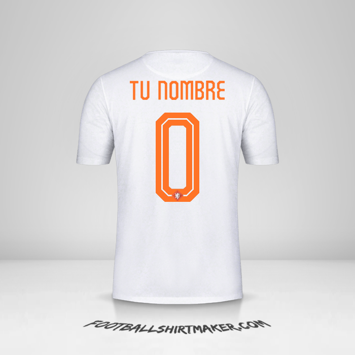 Camiseta Paises Bajos 2015 II -  tu nombre - 0