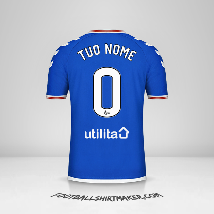 Maglia Rangers FC 2019/20 -  tuo nome - 0